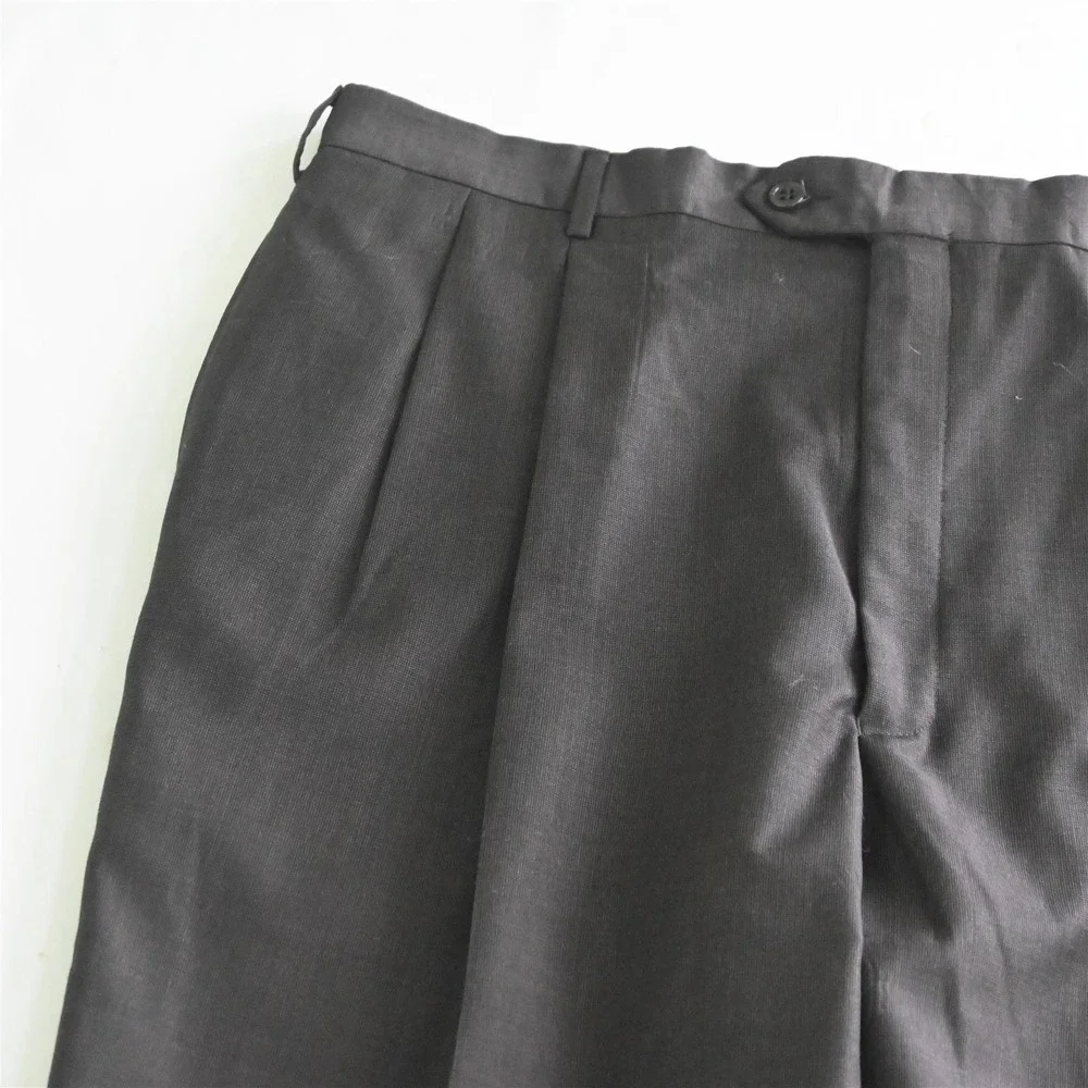 Jos. A.‎ Bank 44L 36x32 Brown 100% Wool Gordon Mens Jacket Pants Suit